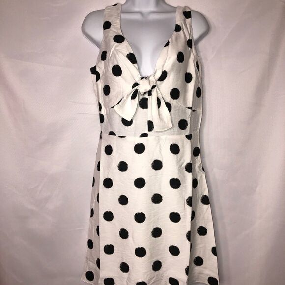 Senlis “Elise” polka dot mini size L NWOT - Picture 4 of 10